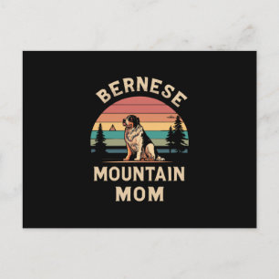 Schätze deine Liebe: Bernese Mountain Dog Mama Postkarte