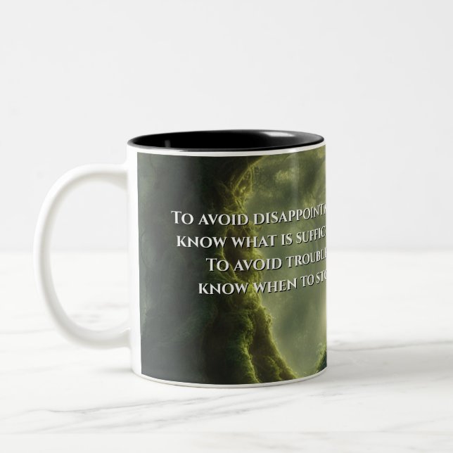 Schätze des Tao Te Ching 2011 Zweifarbige Tasse (Links)