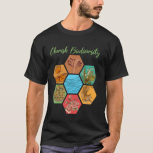 Schätze die Artenvielfalt Biologie Naturwissenscha T-Shirt