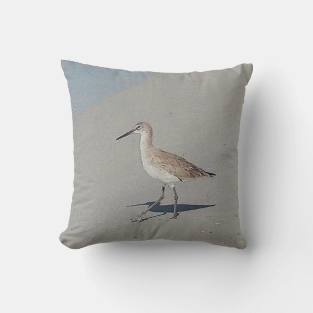 Schatzinsel Florida Sandpiper Kissen Für Draußen (Vorderseite)