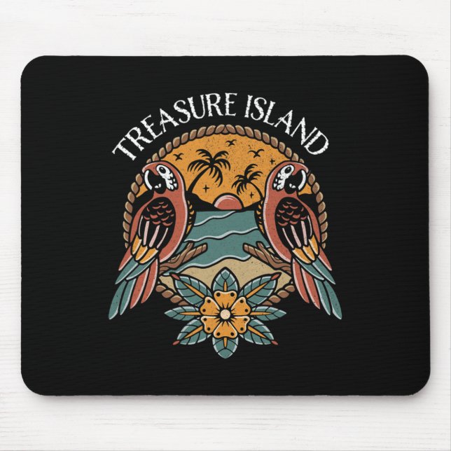 Schatzinsel Florida Westküste Strände Mousepad (Vorne)