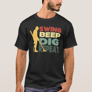 Schatzjäger Metalldetektor Detektorist Dreck F T-Shirt