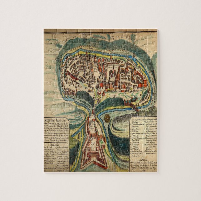 Schatzkarte im Mittelalter (Vertikal)