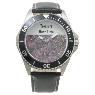 Schatzsuche Time Avid Rock Collector Rockhound Armbanduhr