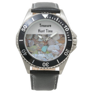 Schatzsuche Time Avid Rock Collector Rockhound Armbanduhr