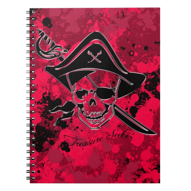 Schatzsucher-Notebook Notizblock (Vorderseite)