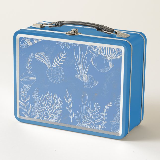 Schatzsucher Pirate Birthday Metal Lunch Box (Vorderseite)