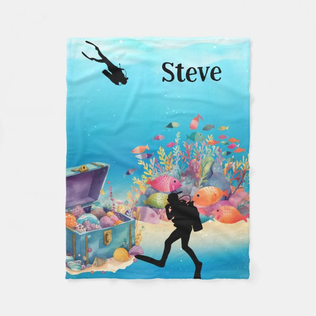 Schatztruhe gefunden Fleece Blanket (Vorderseite)