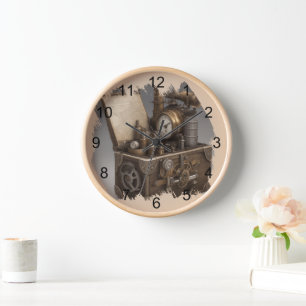 Schatztruhe mit Gängen antike Uhr