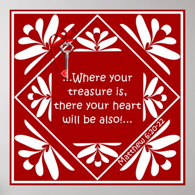 Schatztruhe Poster (Vorne)