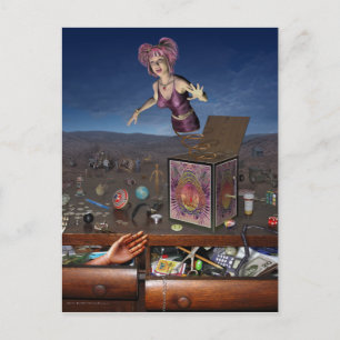 Schatztruhe Postkarte