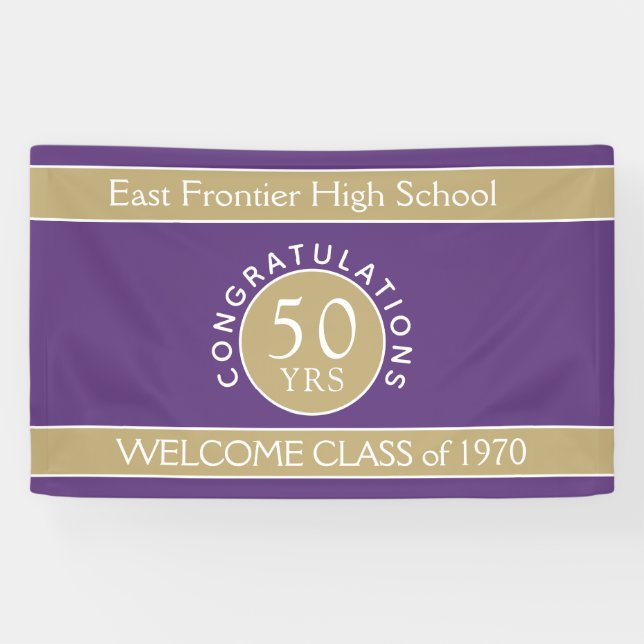 Schau! Banner CUSTOM 50 Yr Wiedersehen (Horizontal)