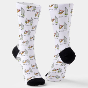 Schau dir das an! Hund - lustiges Agility Socken