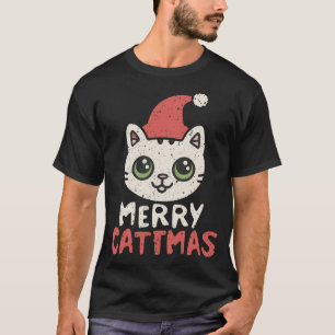 Schau dir die Hallen an, die glückliche Katze T-Shirt