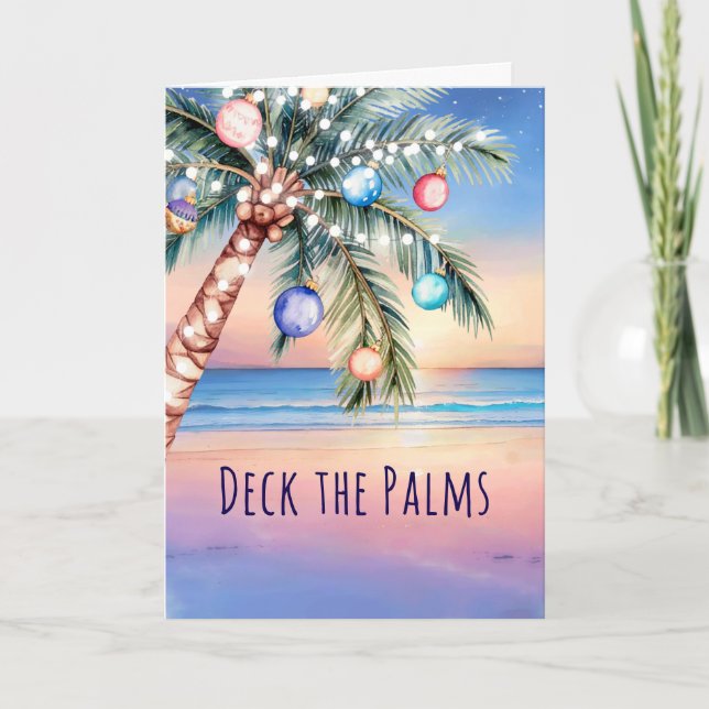 Schau dir die Weihnachten am Palms Beach an (Vorderseite)