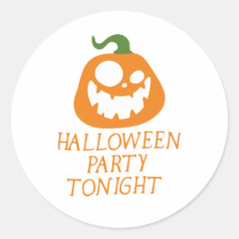 Schau dir dieses Halloween beängstigend an Runder Aufkleber