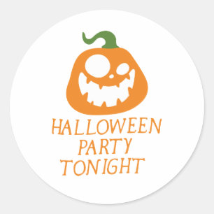 Schau dir dieses Halloween beängstigend an Runder Aufkleber