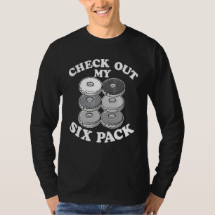 Schau Dir Mein Sechs-Pack-Donut  Wortspiel Für Män T-Shirt