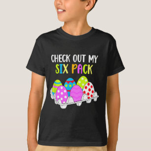 Schau Dir Meinen Sixpack Lustigen Ostereier Bauchm T-Shirt