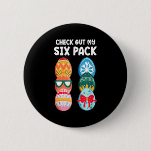 Schau Dir Meinen Sixpack Lustiges Osterei Abs Work Button