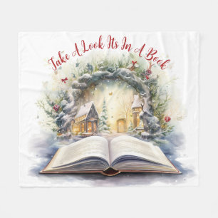 Schau Es Nach In Einem Buch Fleecedecke