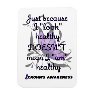 "Schau" gesund/Schmetterling...Crohn's Magnet