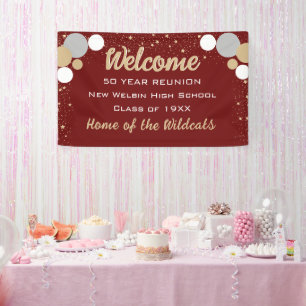 Schau mal! Fun Confetti Class Wiedersehen-Banner Banner