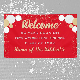 Schau mal! Fun Confetti Class Wiedersehen-Banner Banner