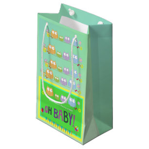 Schau mal, wer ein Baby hat! Kleine Geschenktasche Geschenktüte