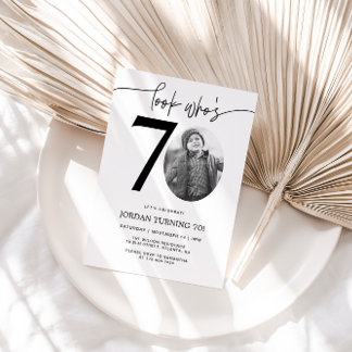 Schau mal, wer ist 70 | Foto 70. Geburtstagsfeier Einladung