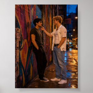Schau mich an Schwules Kunstprojekt Poster