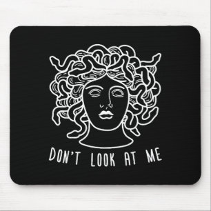 Schau mich nicht an Medusa Lustige Schlangenhaar g Mousepad