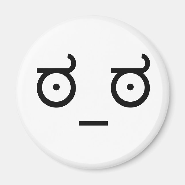 Schau nach Missbilligung. Magnet (Vorne)