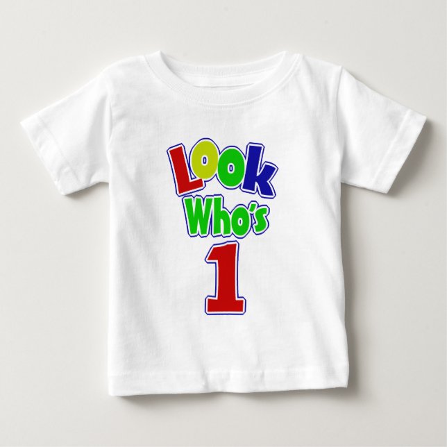 Schau, wer einer ist baby t-shirt (Vorderseite)