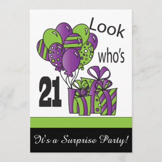 Schau, wer ist 21 | 21. Geburtstag Einladung
