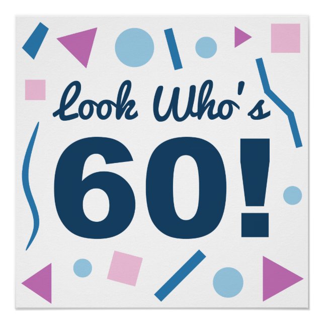 Schau, wer ist 60 poster (Vorderseite)