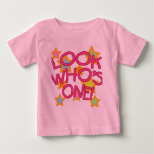 Schau, wer ist einer! baby t-shirt