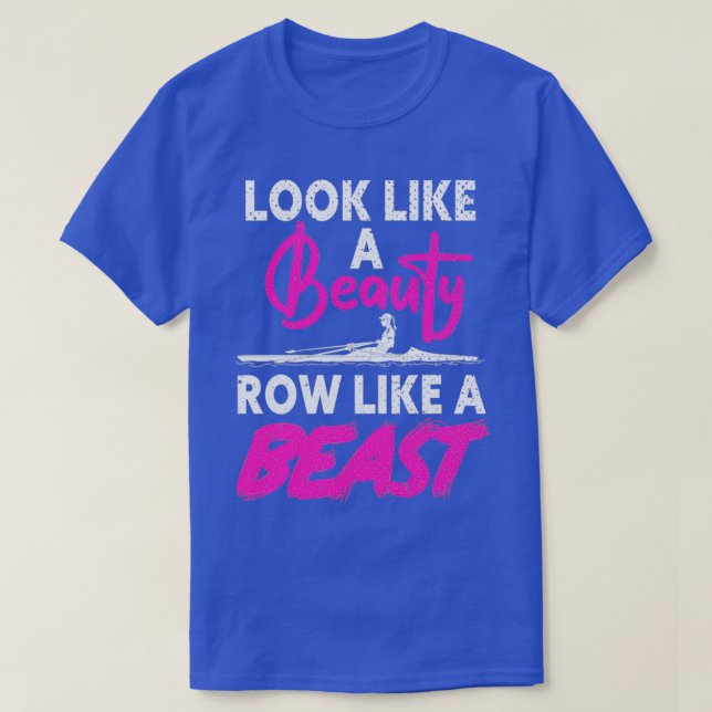Schau wie eine Schönheitsreihe wie ein Tier aus T-Shirt (Design vorne)