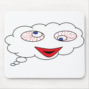 Schau, woran ich denke - ich verdrehe die Augen Mousepad