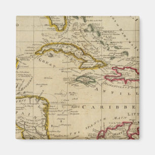 Schaubild der Westindischen Inseln 3 Magnet
