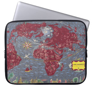 Schaublätter 1-8: Air France Laptopschutzhülle