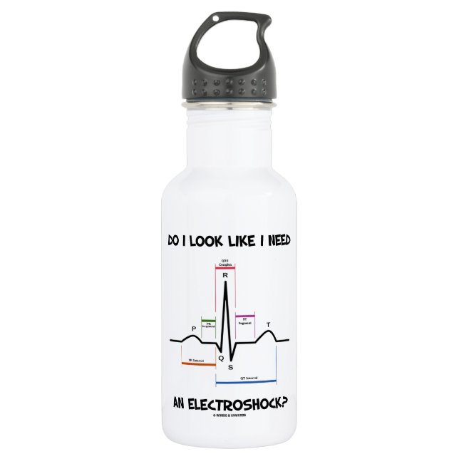 Schaue ich, wie ich einen Electroshock benötige? Edelstahlflasche (Vorderseite)