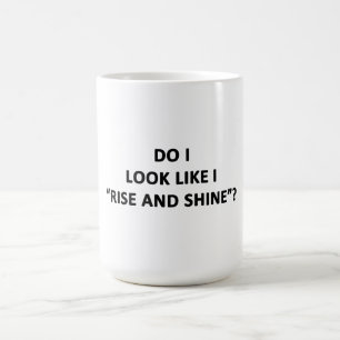 Schaue ich, wie ich steige und glänze? kaffeetasse