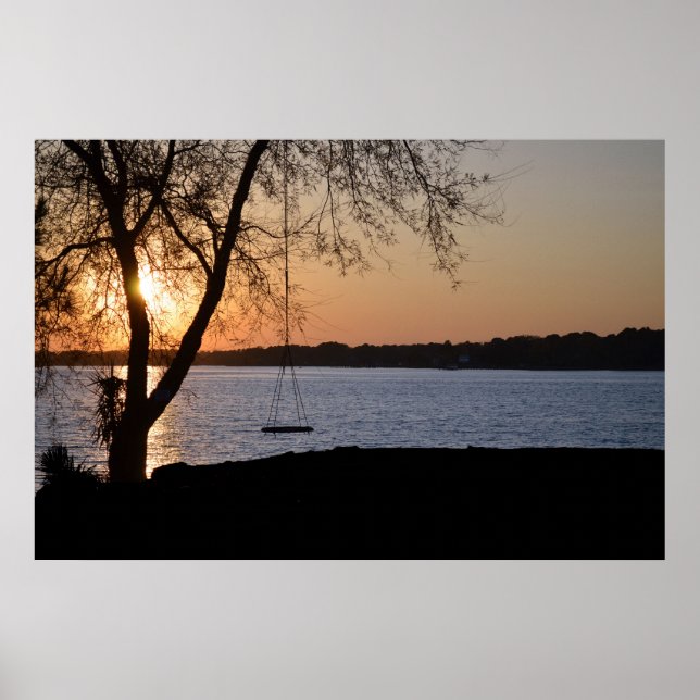 Schauen auf dem Fluss Poster (Vorne)