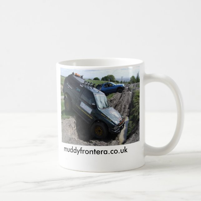 Schauen Sie, bevor Sie springen Kaffeetasse (Rechts)