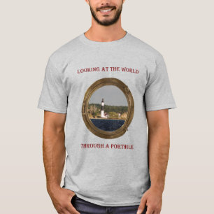 Schauen Sie durch Öffnungsbild-Shirt T-Shirt