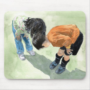 Schauen Sie, ein Marienkäfer! Mousepad