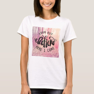 Schauen Sie heraus Wochenende, hier, das ich 2 T-Shirt