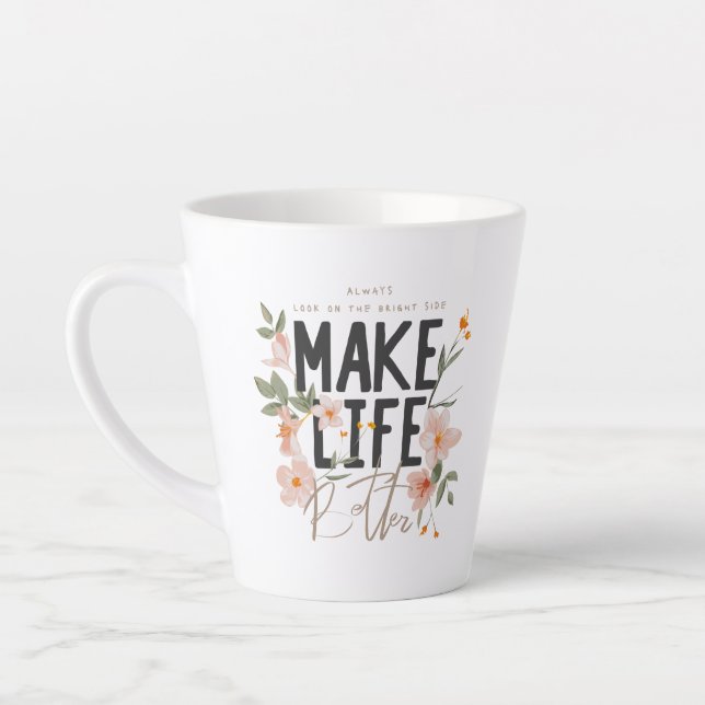 Schauen Sie immer auf die rechte Seite. Milchtasse (Links)
