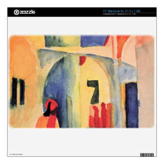 Schauen Sie in einem Weg bis August Macke MacBook Air Skin